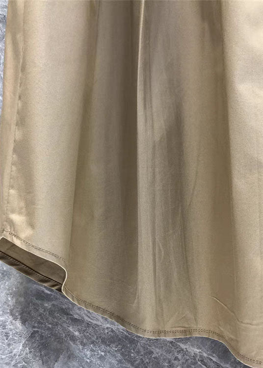 Chemise d'été à nœud en Denim pour femme 4