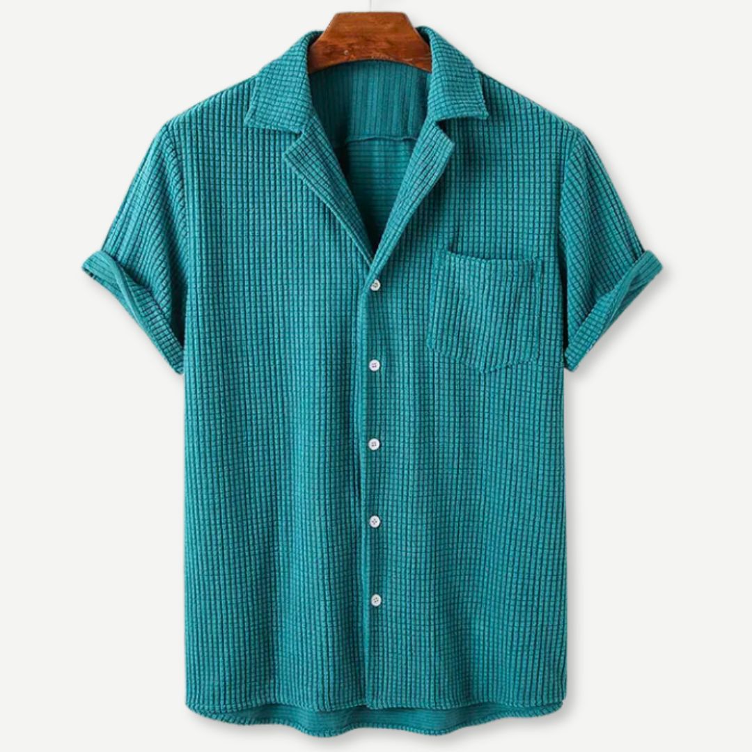Chemise en Tricot Décontractée à Boutons 2