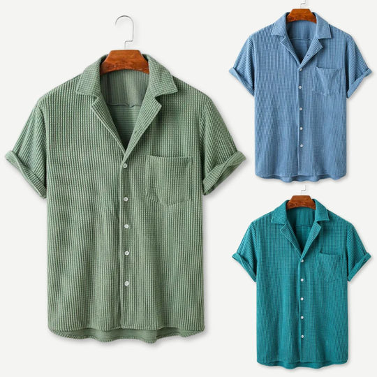 Chemise en Tricot Décontractée à Boutons 5