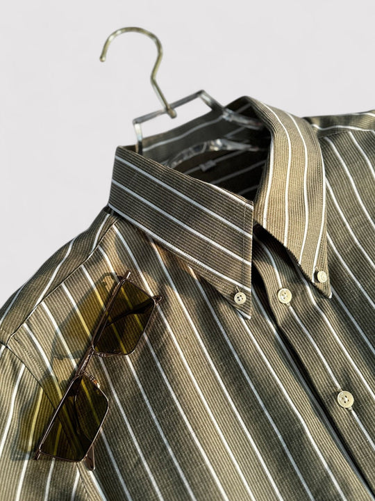 Chemise pour Hommes Design Rayé Ajustement Slim 3