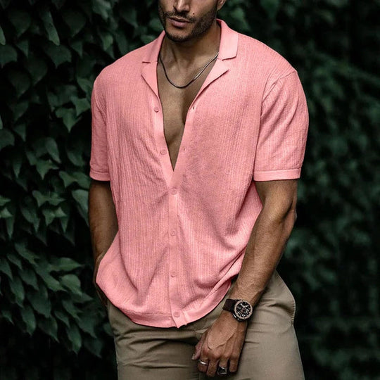 Chemisier en Lin pour Hommes Style Décontracté 7