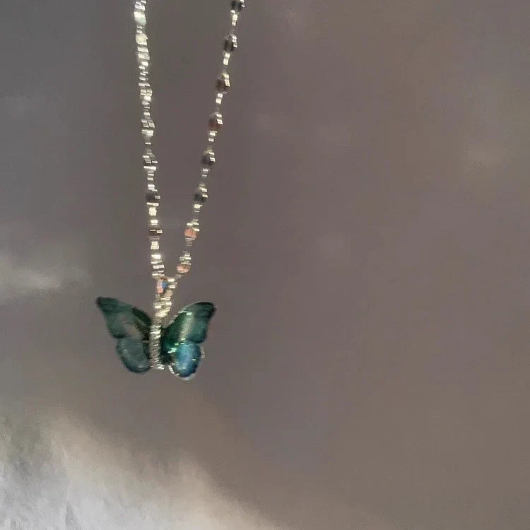 Collier Femme Papillon Chic Moderne 2