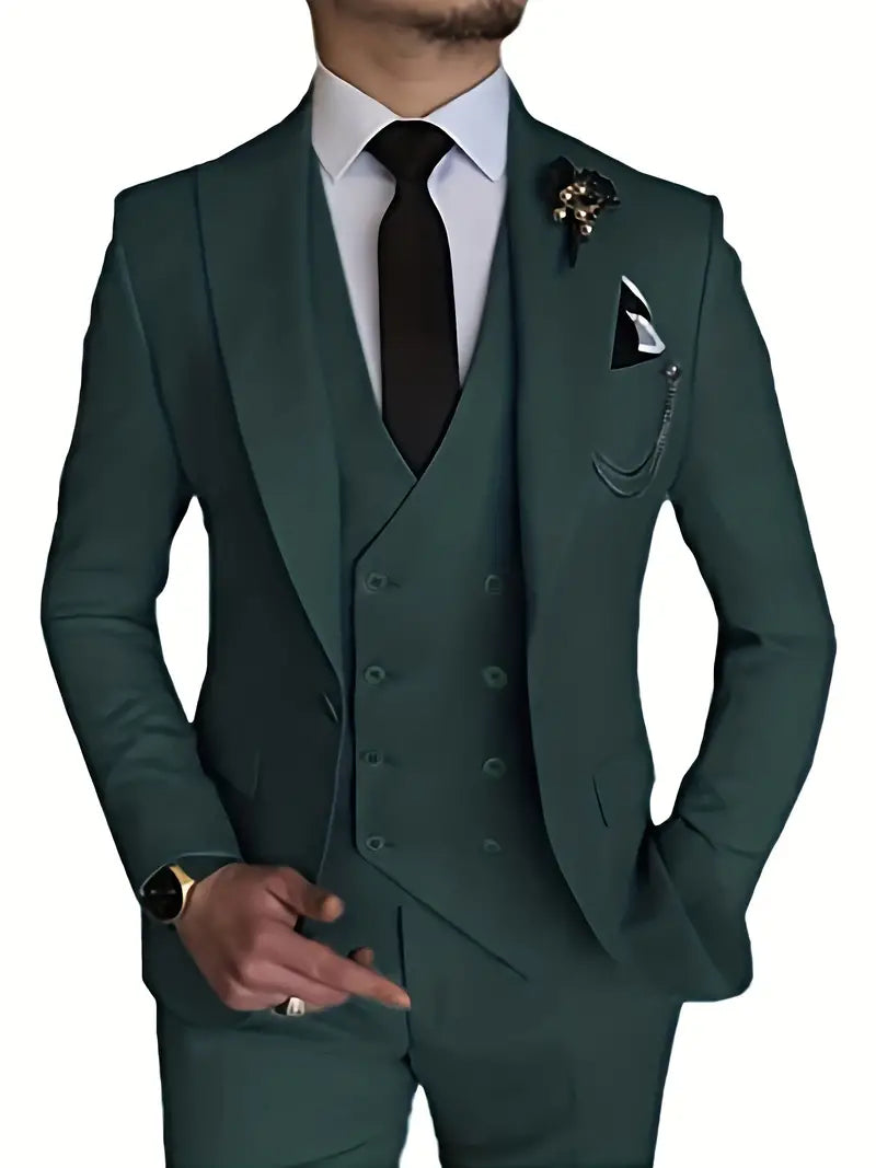 Costume 3 pièces pour homme élégant 10