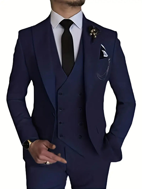 Costume 3 pièces pour homme élégant 13