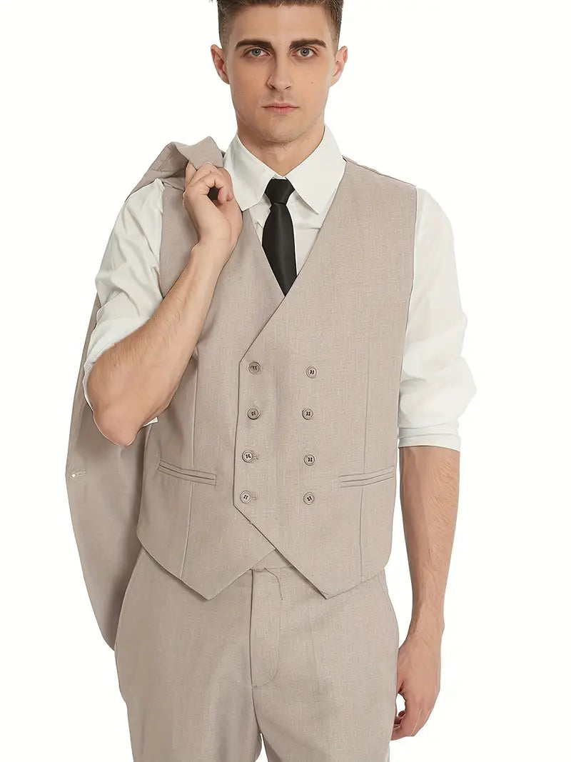 Costume 3 pièces pour homme élégant 2