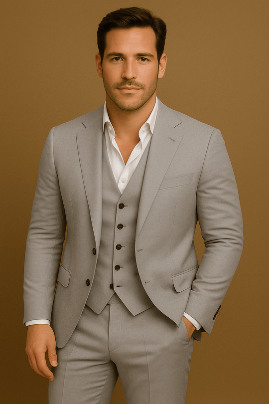 Costume Homme 3 Pièces Chic Pour Mariage et Événements Formels 13