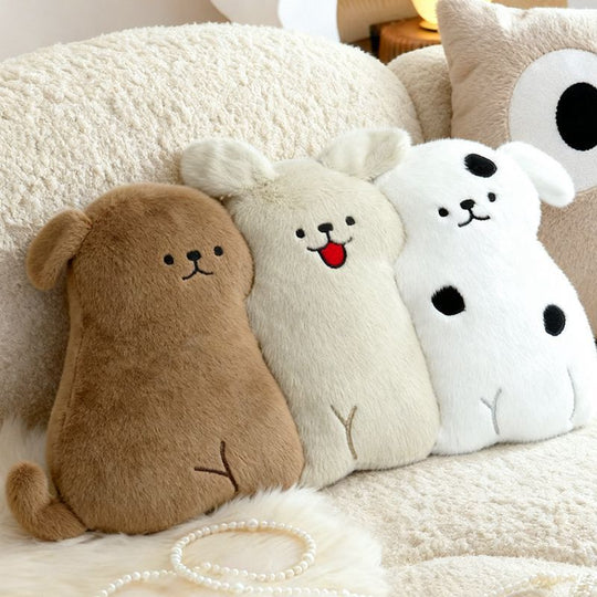 Coussin décoratif animal en peluche douce pour enfant 3