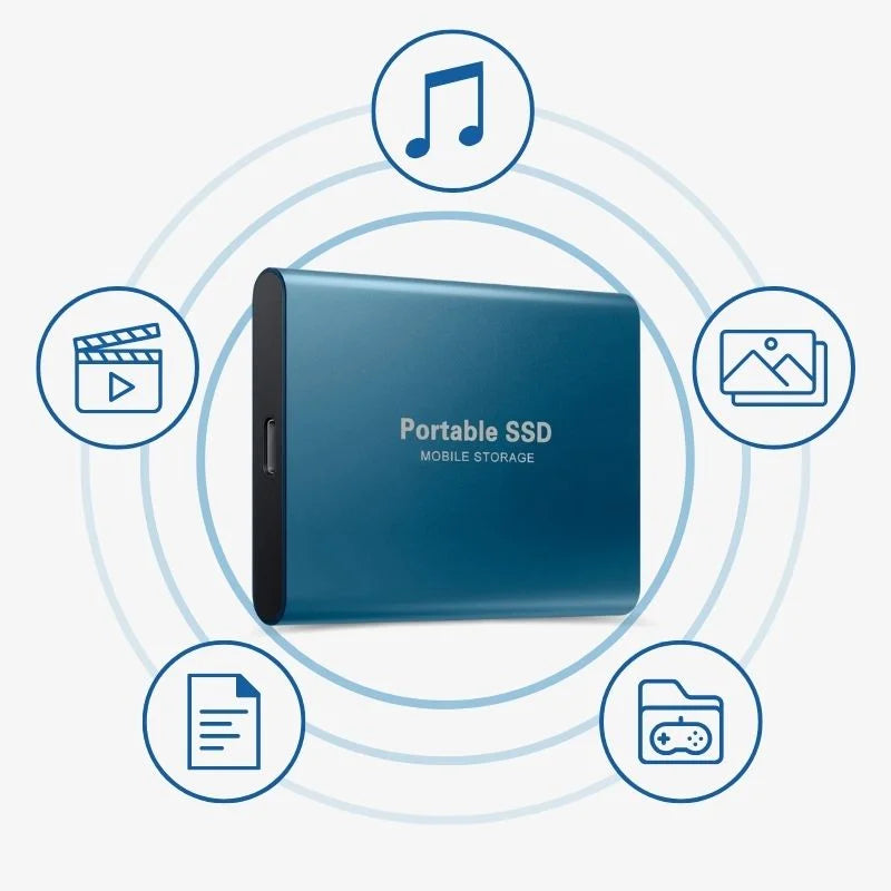 Disque SSD Externe Portable Aluminium 7