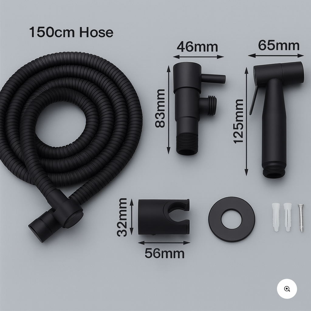 Douchette de Bidet Murale Réglable Moderne 2