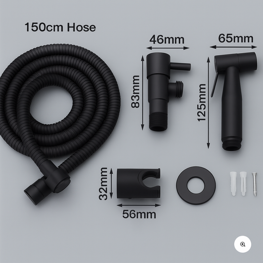 Douchette de Bidet Murale Réglable Moderne 2