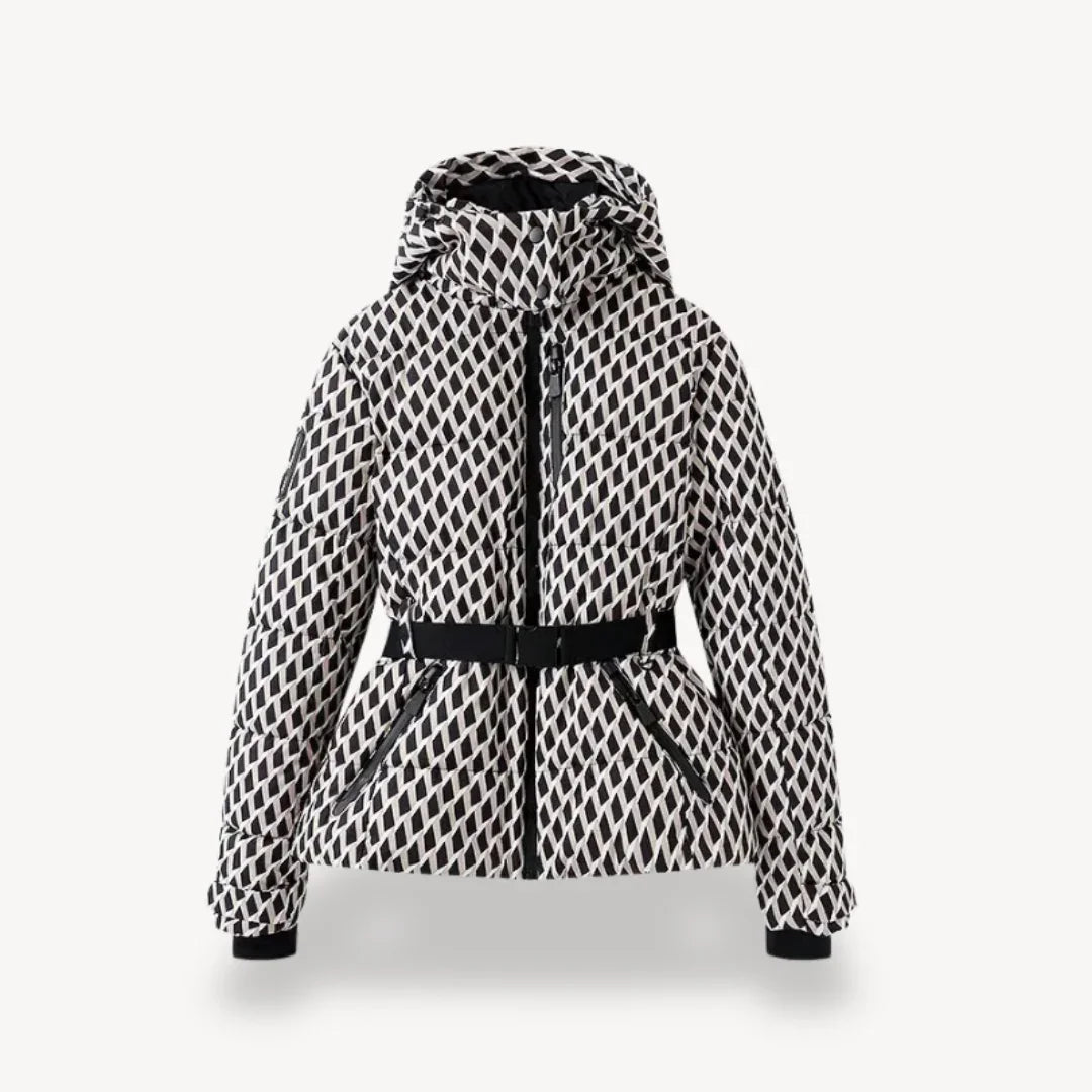 Doudoune Femme Ceinturée Chic 1