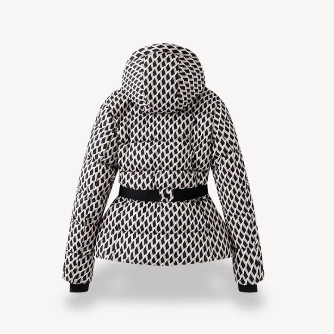 Doudoune Femme Ceinturée Chic 2