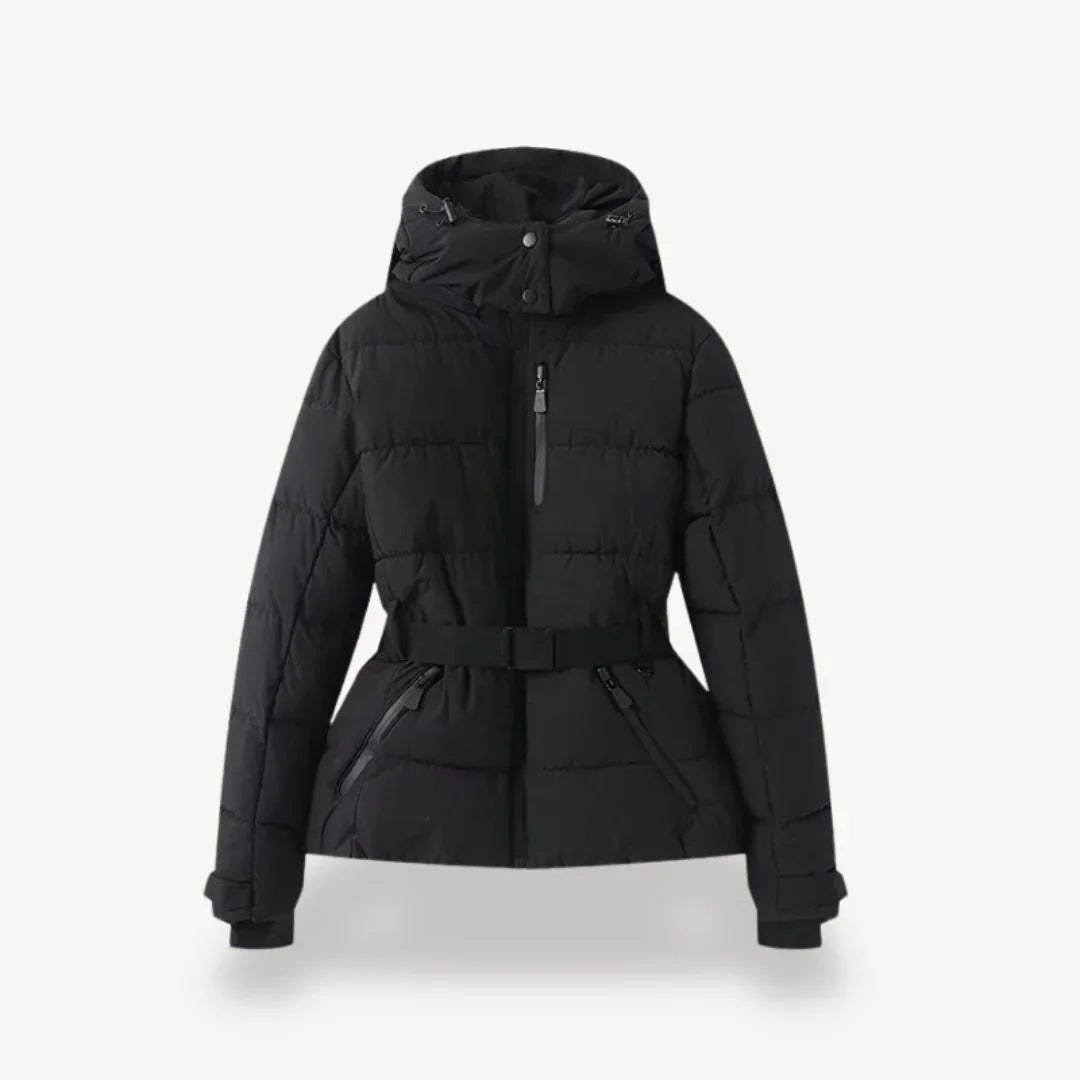 Doudoune Femme Ceinturée Chic 3