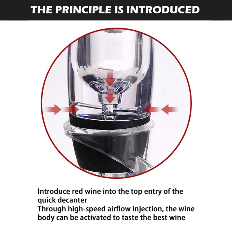 Ensemble Aérateur de Vin avec Carafe et Verseur pour Dégustation Optimale 2