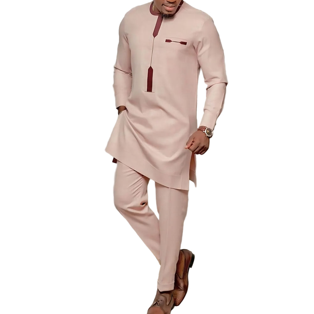 Ensemble Dashiki pour Hommes Design Traditionnel 1