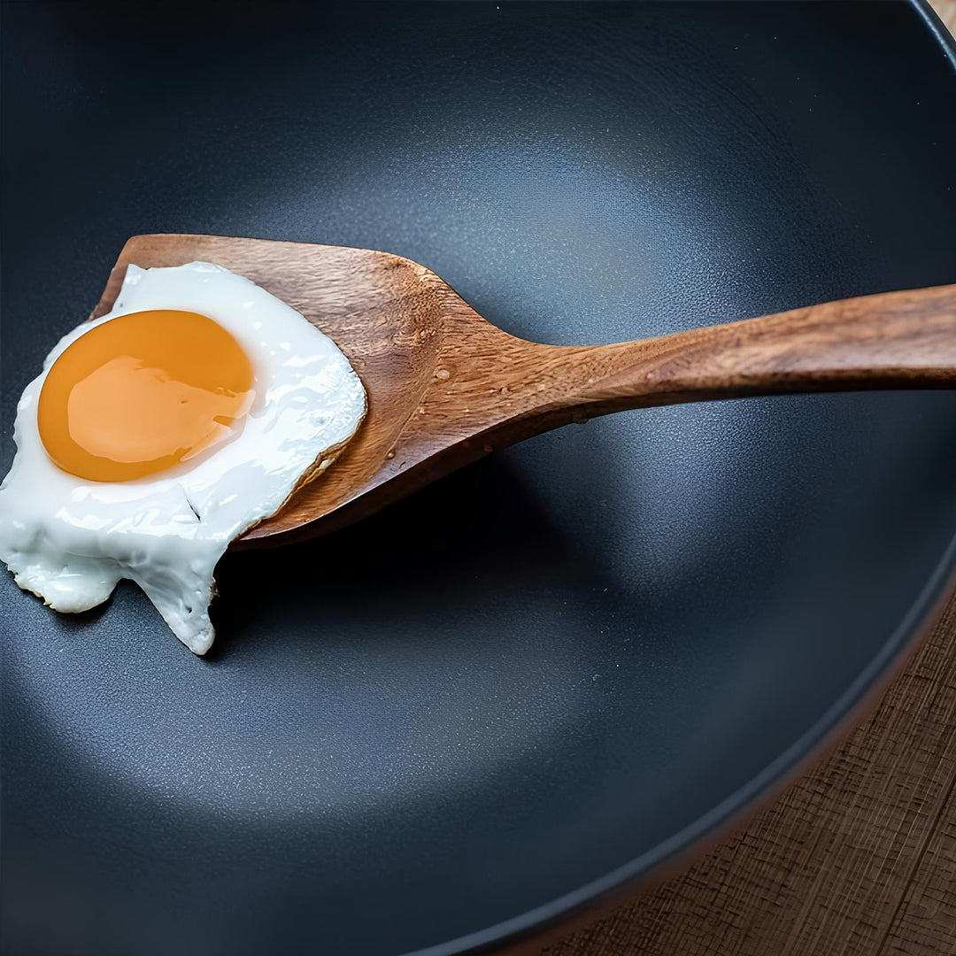 Ensemble d'Ustensiles de Cuisine Multifonctionnels en Bois Naturel - Accessoires Cuisine Pratiques 1