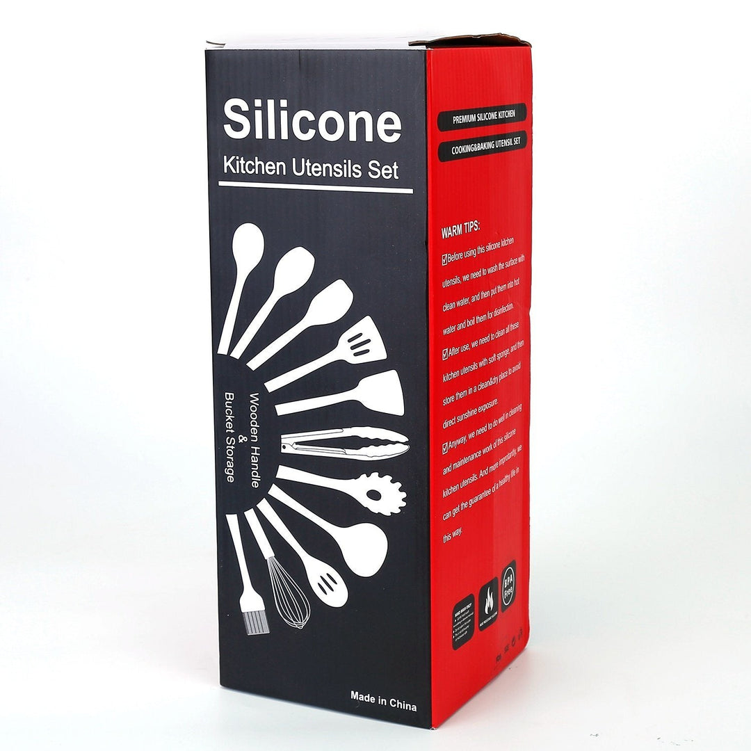 Ensemble d'Ustensiles de Cuisine en Silicone pour Femmes 2