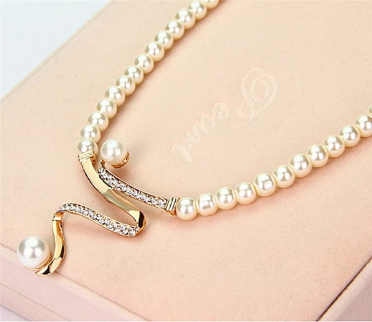 Ensemble de Bijoux Femme Collier et Boucles d'Oreilles 3