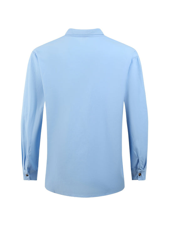 Ensemble de Plage pour Hommes - Chemise à Manches Longues et Pantalons à Cordon 8