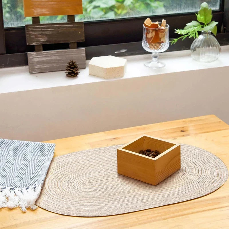 Ensemble de Sets de Table Boho Rustiques pour Décoration de Table 3