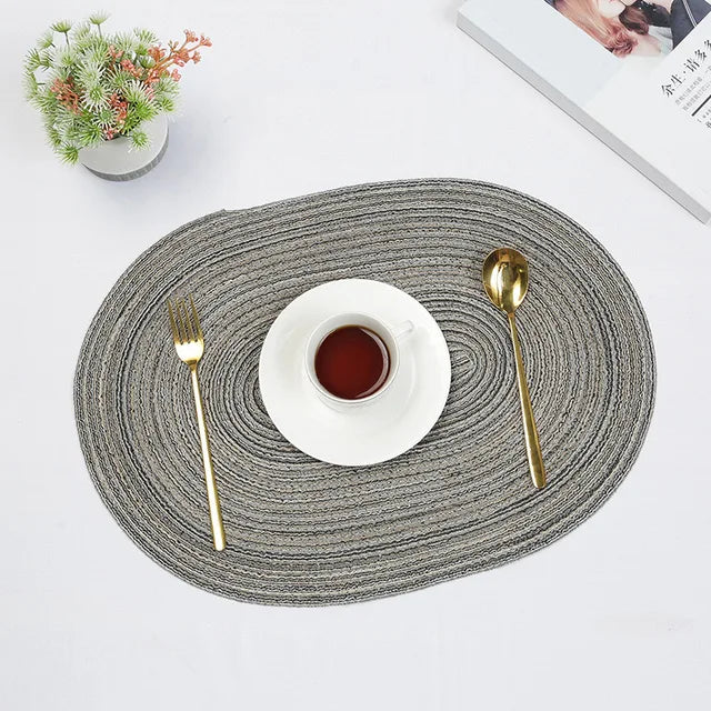 Ensemble de Sets de Table Boho Rustiques pour Décoration de Table 7