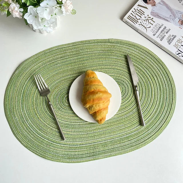 Ensemble de Sets de Table Boho Rustiques pour Décoration de Table 8