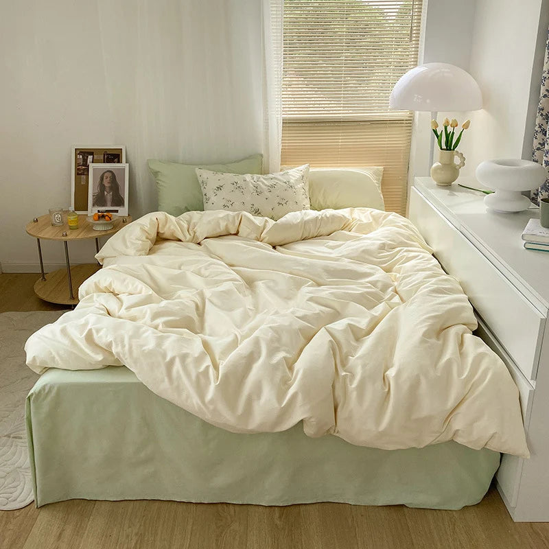 Ensemble de literie pour femme style naturel et confortable 0