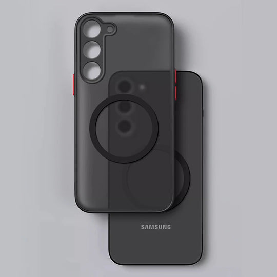 Étui Téléphone Samsung Magnétique Design Moderne Finition Mate 3