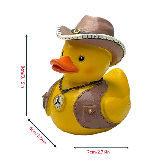 Figurine Canard Cowboy Originale pour Décoration Amusante 0