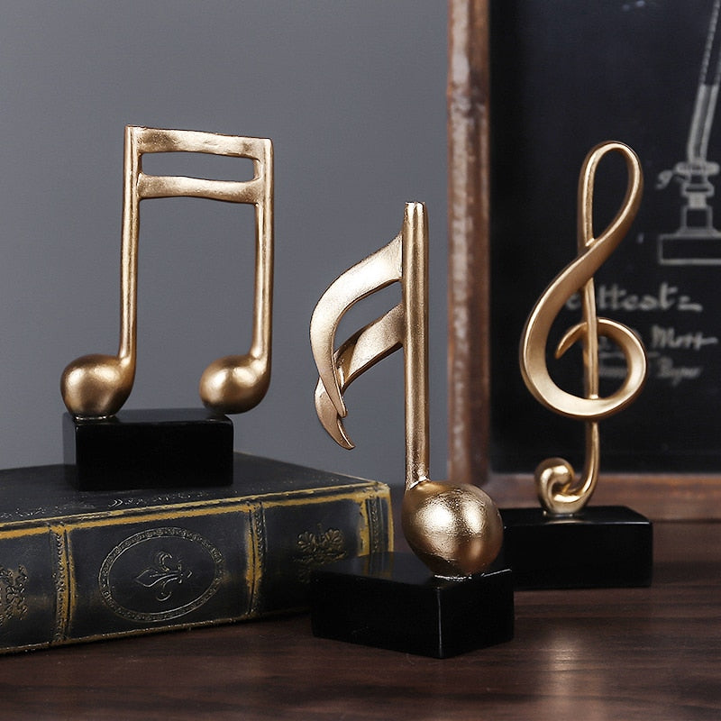 Figurine de Décoration Musicale en Résine 1