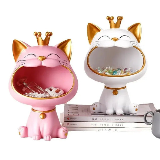 Figurine de rangement Chat Joyeux 2