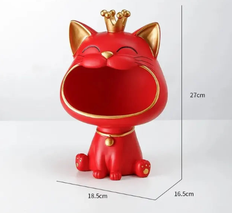 Figurine de rangement Chat Joyeux 6