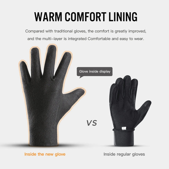 Gants Chauffants Rechargeables pour Hommes et Femmes avec Écran Tactile 5