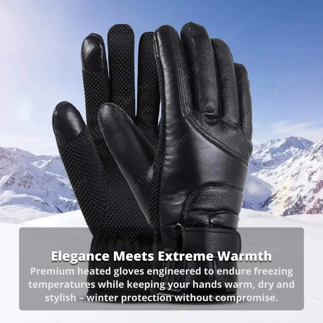 Gants chauffants pour femmes imperméables avec écran tactile et recharge USB 8