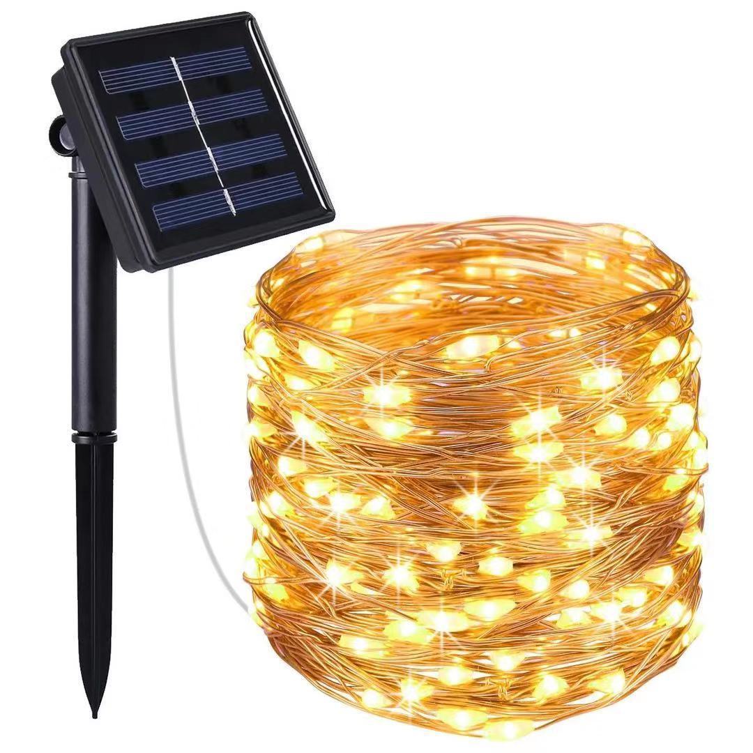 Guirlande Lumineuse Solaire Étanche pour Extérieur 4