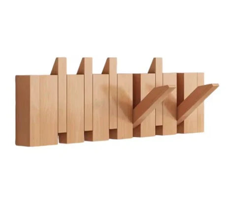 Porte-manteau Mural en Bois Design