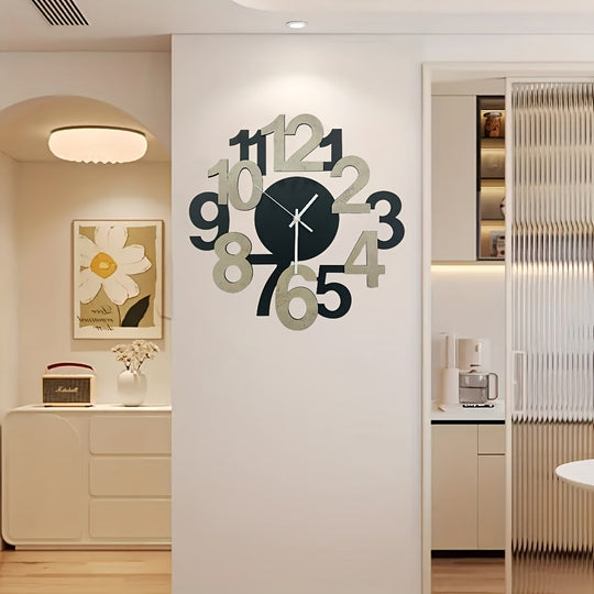 Horloge Murale Moderne en Métal Design Asymétrique 6