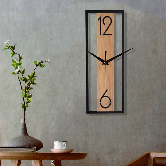 Horloge Murale Rectangulaire Moderne 1