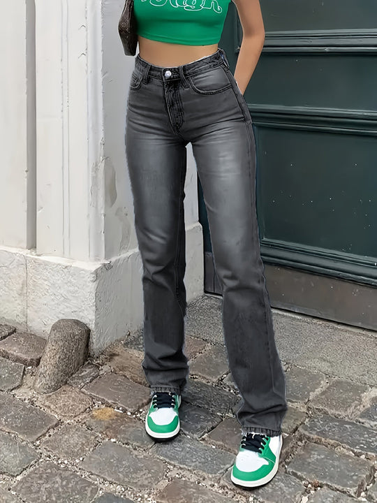 Jeans Droits Femme Classiques 5