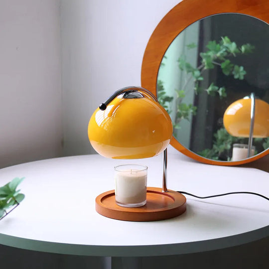 Lampe Chauffe-Bougie Élégante en Verre 5