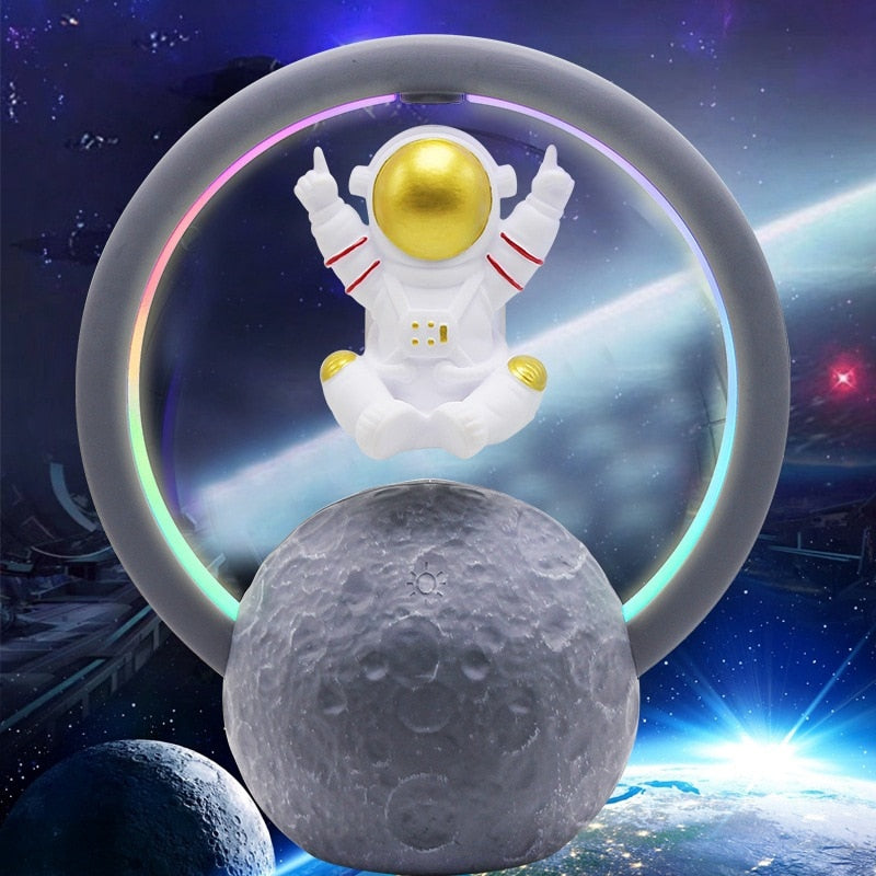 Lampe Haut-Parleur Astronaute Lévitation 0