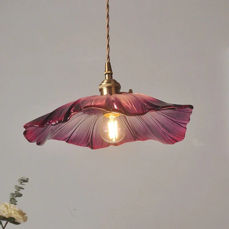 Lampe Lotus en Verre PétaleFlare 1