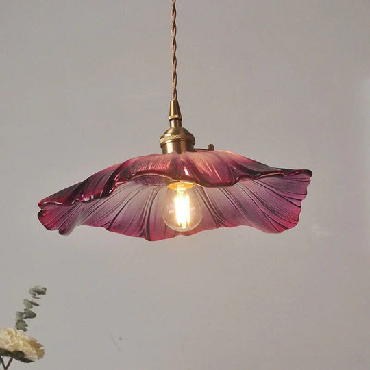 Lampe Lotus en Verre PétaleFlare 1