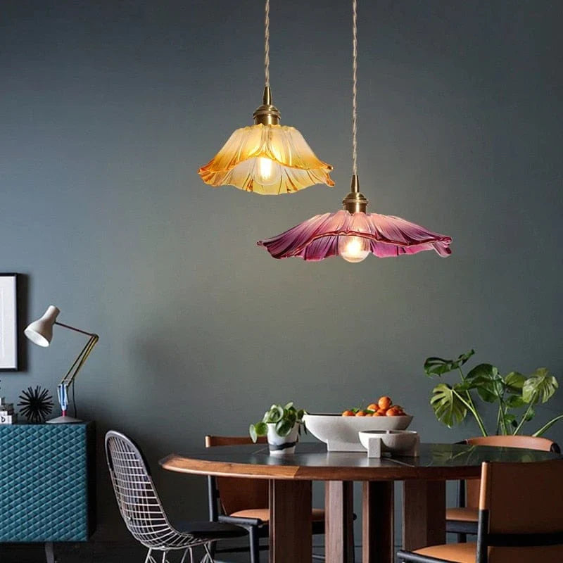 Lampe Lotus en Verre PétaleFlare 4