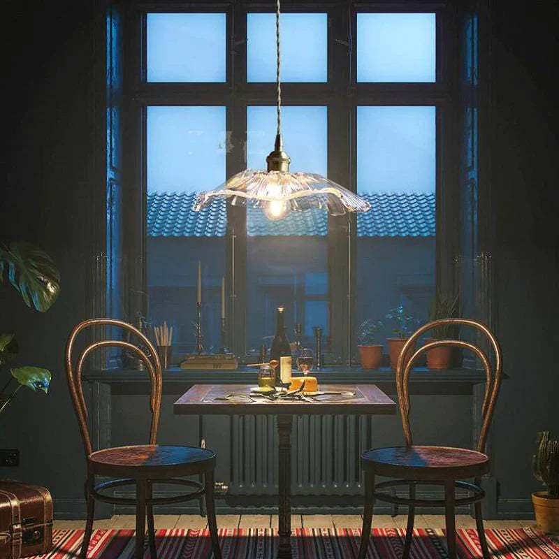 Lampe Lotus en Verre PétaleFlare 5