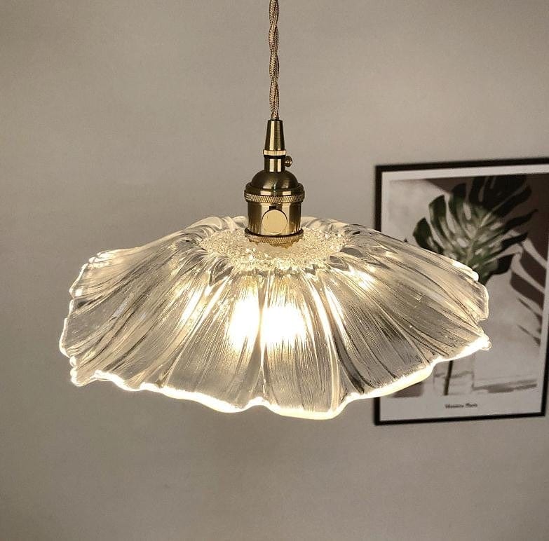 Lampe Lotus en Verre PétaleFlare 8
