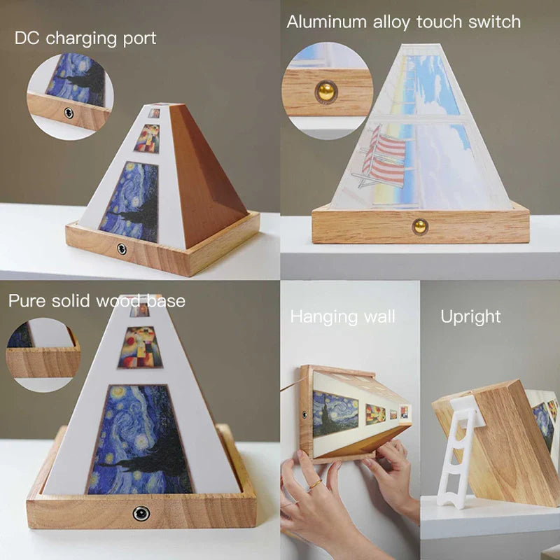 Lampe Murale LED 3D Moderne 5