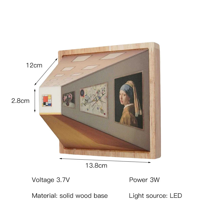 Lampe Murale LED 3D Moderne 7