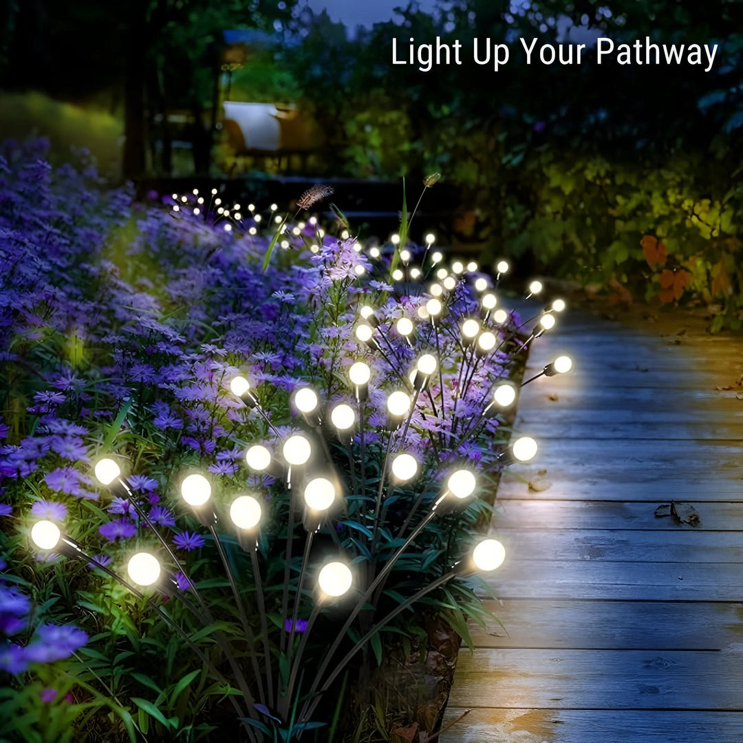 Lampe Solaire Extérieur Oscillante Éclairage Jardin Automatique IP65 1