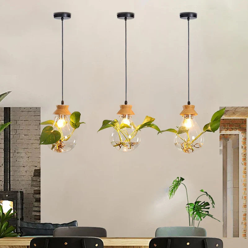 Lampe Suspendue Végétale Design Moderne 2